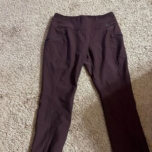 Eddie Bauer Dark Brown Active Leggings